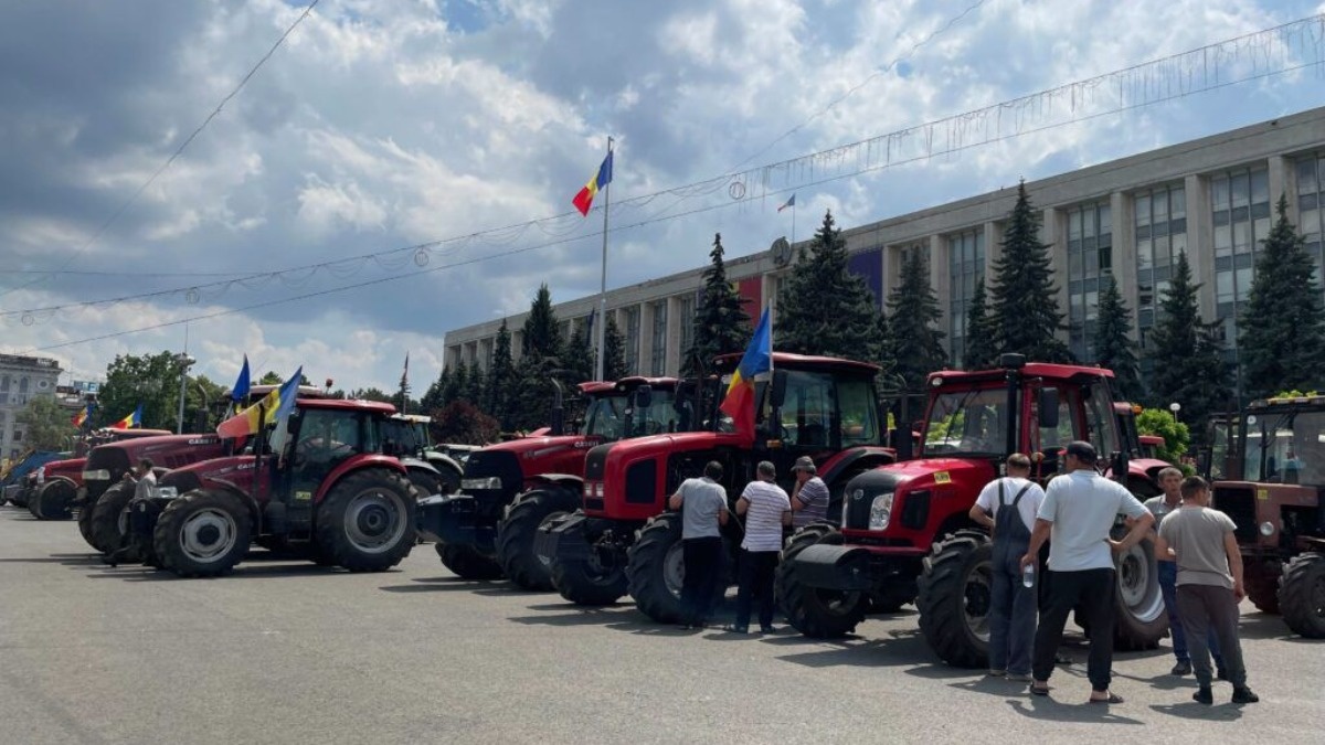 Акція протесту молдавських фермерів