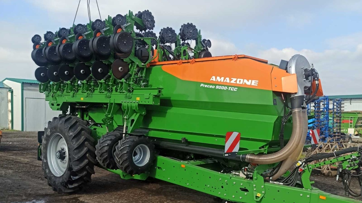 Нова сівалка Amazone Precea 9000-TCC запрацювала на полях